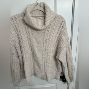Gentle Fawn Cream Cowl Neck Sweater